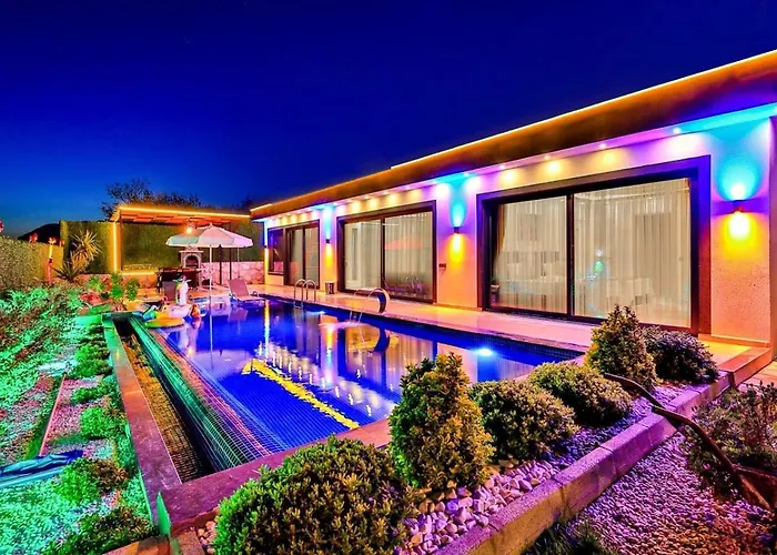 Cavdir 2 Bedroom Secluded With Private Pool Hot Tub Kalkan